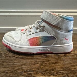 PUMA Little Girls High-tops